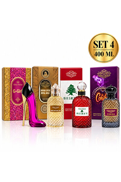 Koby Palace Set 4x Parfumuri pentru Femei si Unisex, Koby Palace, G-Girl, She...