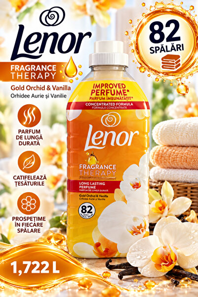 lenor Fragrance Therapy Gold Orchid & Vanilla – Balsam de rufe concentrat, pa...