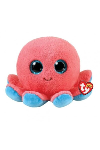 AS the good toy TY Beanie Boos Sheldon Κοραλί Λούτρινο Χταπόδι (1607-36390)