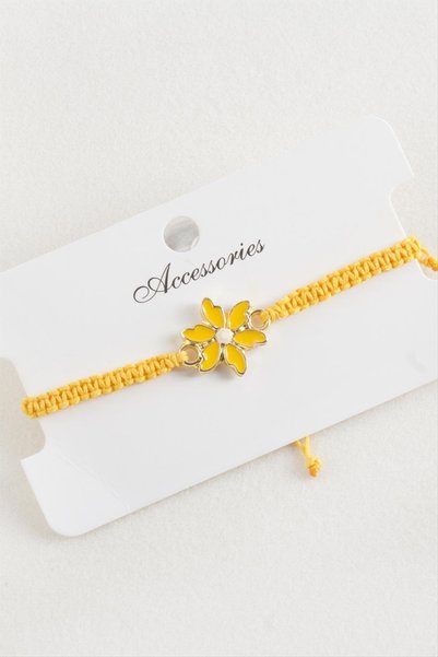 Angel Of Life Daisy macrame braided bracelet