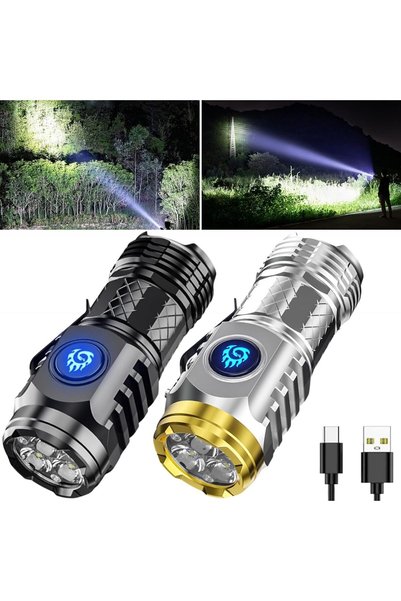 GENERAL Three-Eyed Monster Mini Flash Super Power Flashlight, German Thumb Si...