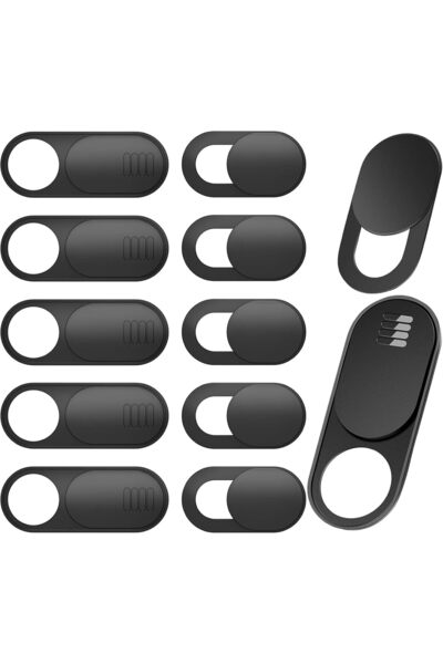 Generic غطاء كاميرا منزلق، 12 قطعة من أغطية الكاميرا الرقيقة للغاية للسيارة و...