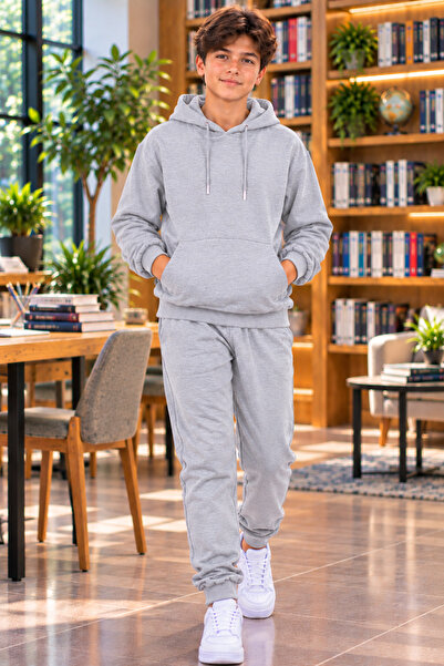 DAXİS Sportwear Company SET DE PENTRU BĂIEȚI CU GLUGĂ, BĂRBAȚĂTĂ LA GULER, BĂ...