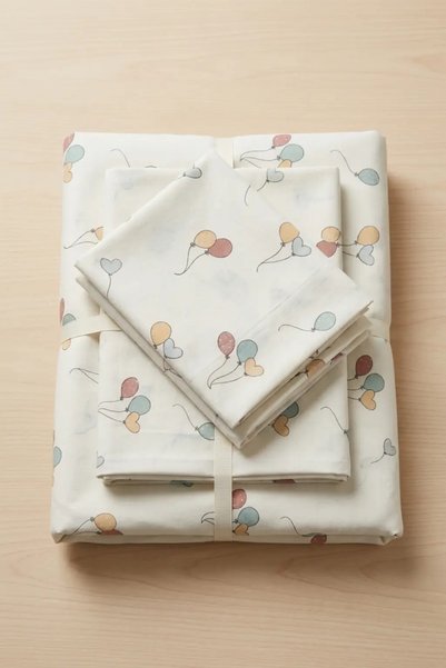 The Linevra 100% Cotton Ranforce Fitted Single Duvet Cover Set |   Elasticized Sheet |   90 X 190 cm