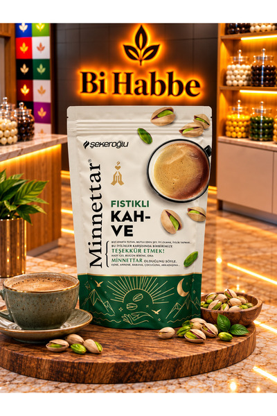 Şekeroğlu MİNNETTAR FISTIKLI KAHVE 165GR