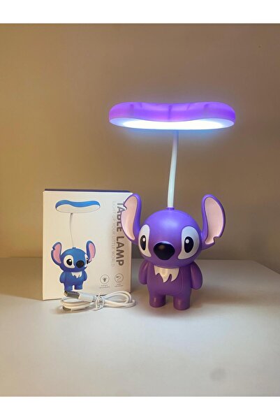 Stitch Dekoratif Şarjlı Masa Lambası