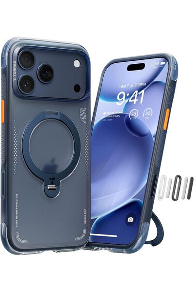 TORRAS Ostand Q3 Air for iPhone 17 Pro Max Case with 360 Magnetic Stand, Fit ...
