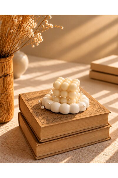 Deluxe Studio Candle Lumânare cub de lux cu bule
