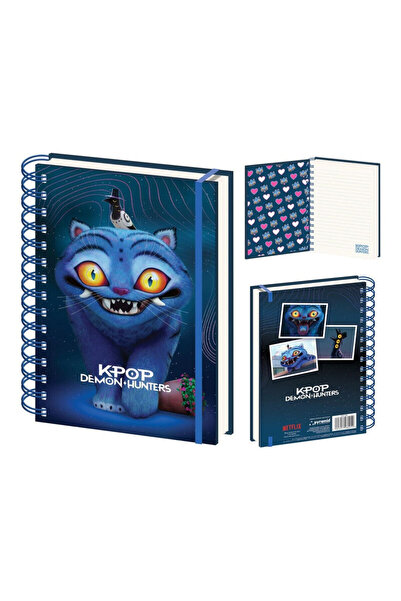 Javoli Fetele Kpop la vânătoare de demoni Derpy Notițe spirala 3D, caiet lini...