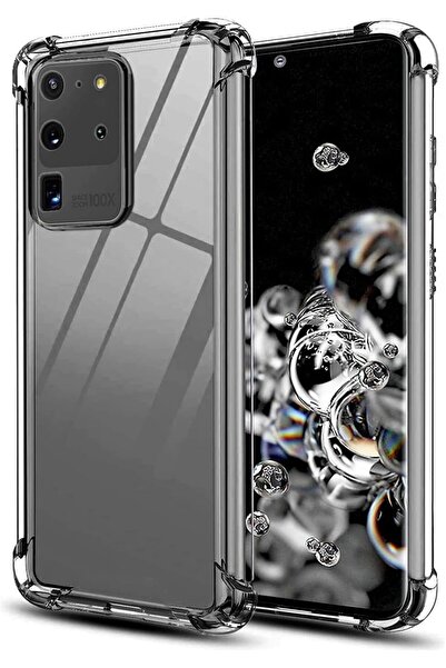 GENERAL Compatible with Samsung Galaxy S20 ultra Case Cover Clear TPU Case Sh...