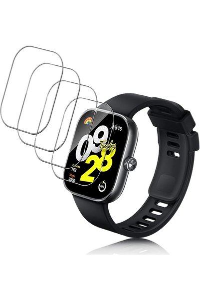 GENERAL Tempered Glass for Huawei Watch Fit 4 Pro Protection, 4 Pieces 9H Har...