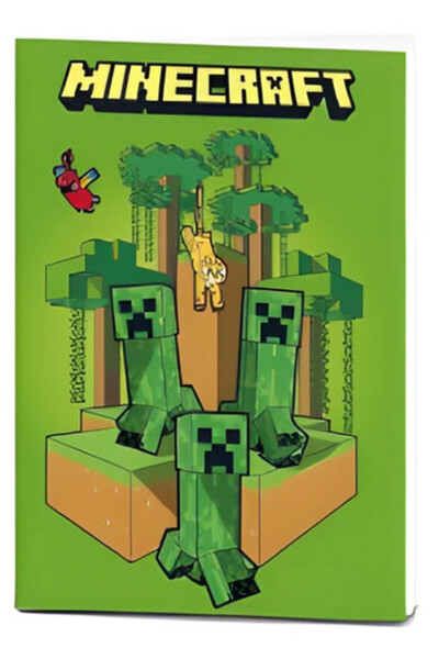 MINECRAFT Тетрадка Крийпърс А5 на квадратчета