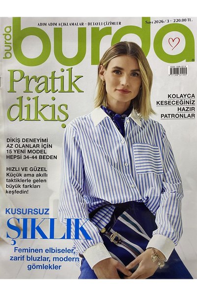 Doğan Burda Dergi Yayıncılık Burda Dikiş Dergisi Pratik Dikiş 2026/3