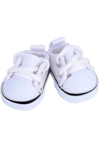 GENERAL 2pcs Doll Shoes, Mini Cute Fashion White Sneakers Cute Clothes Access...