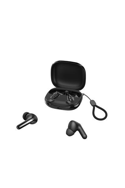 Xo Ακουστικά Bluetooth G53 TWS μαύρα ANC + ENC με βάση