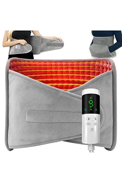 Bell Centură electrică, Goxawee, G5809, încălzire rapidă pentru abdomen, 9 ni...
