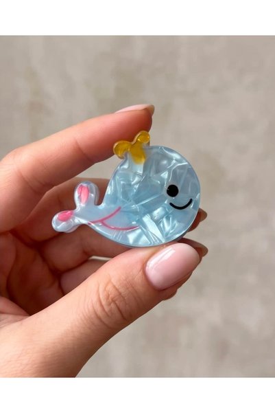 Portakal Esintisi Gioco Double Minimal Cute Sea Creatures Bone Clasp Buckle
