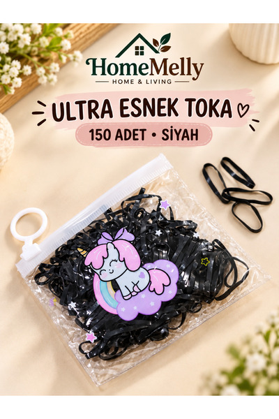 btm home 150 komada upakovanih modela elastičnih pletenica za kosu, nelomljiv...
