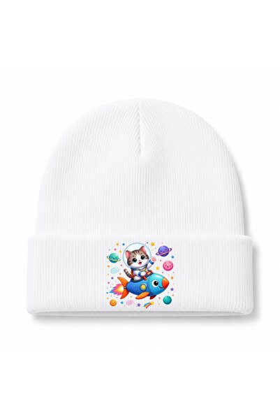 Rabona Fashion Astronaut Cat Beanie