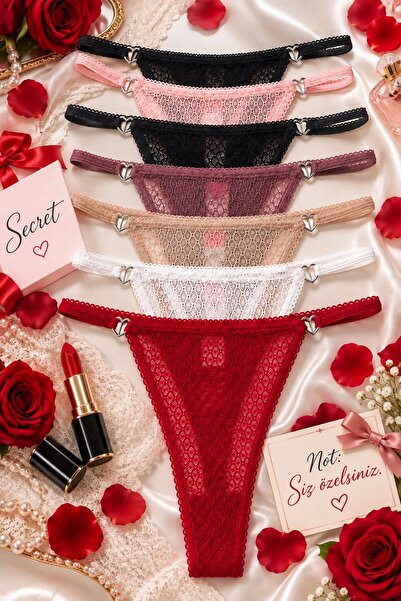 MAVİ QUMSAL Antel Lez Network Cotton Ring Tangas That You Know to Wear Daily ...