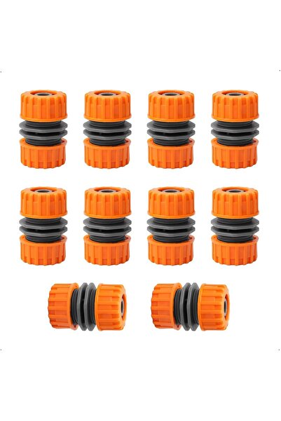 X SPRING Xspring Hose End Connector, 10 Pack 1/2 Inch Hose Mender Pipe Repair...