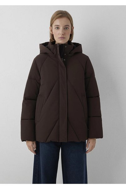 Mavi Hooded Jacket Coffee Bean
