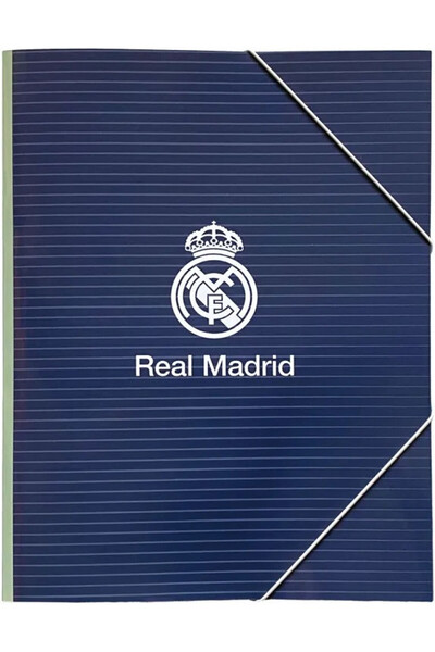 Real Madrid Dosar elastic albastru A4