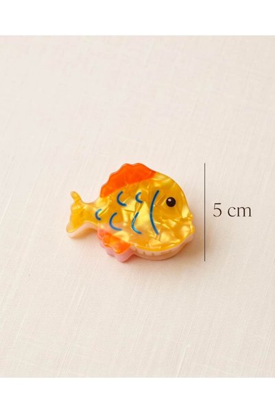 Portakal Esintisi Gioco Double Minimal Cute Sea Creatures Bone Clasp Buckle