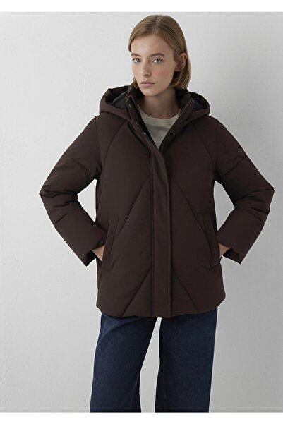Mavi Hooded Jacket Coffee Bean