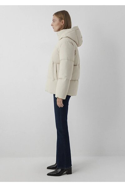 Mavi Kapsonlu Jacket Dusty Beige