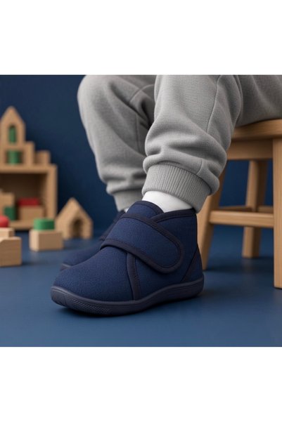 JOJO KIDS erkek çocuk yüksek bilekli panduf , ortopedik taban , kreş , anaoku...