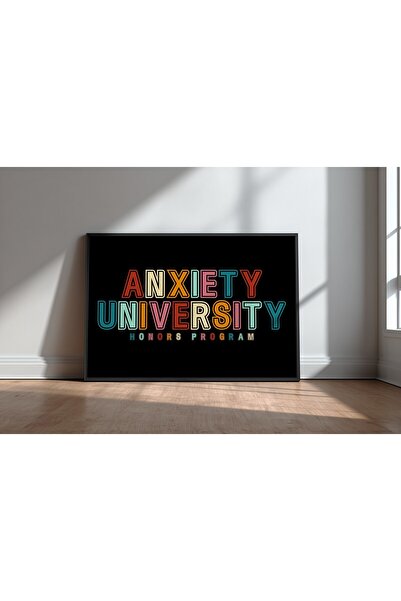 KEYFHOME Programul de onoare al Universității de Anxietate, Poster amuzant cu...