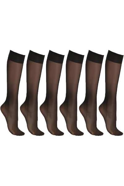 GENERAL Baratoland Women's and Girls' Transparent Knee-High Socks - Knee-Leng...