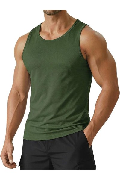 GENERAL PINSPARK Men's Tank Tops UPF 50+ Quick Dry Sleeveless Athletic Shirts...