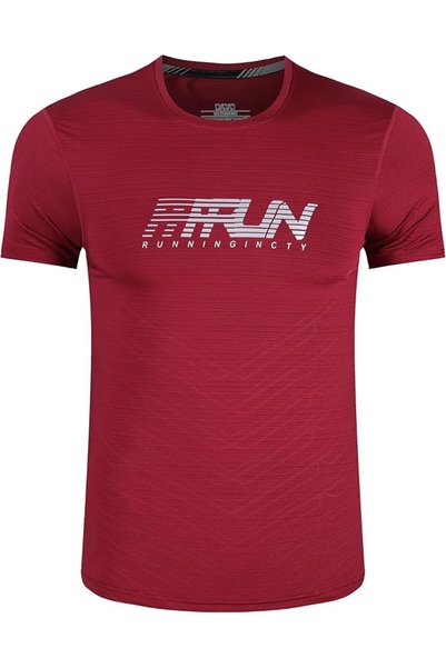 GENERAL Men’s Running T-Shirt with Short Sleeve for Fashionable Sports Gym, B...