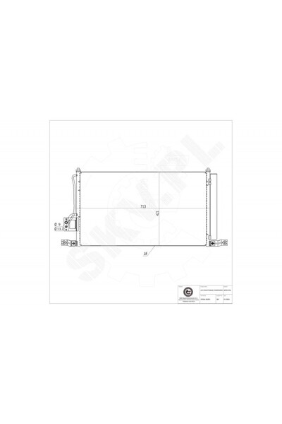 ESEN SKV Radiator climatizare Hyundai Santa Fe II cu uscător 976062B200