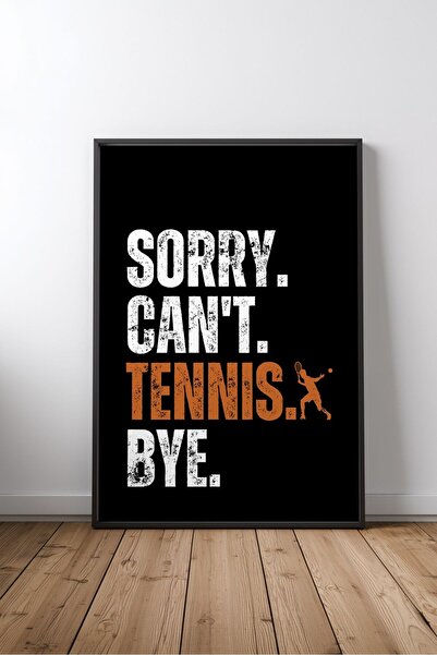 KEYFHOME Jucător de tenis Citat motivațional în limba engleză Tablou înrămat ...