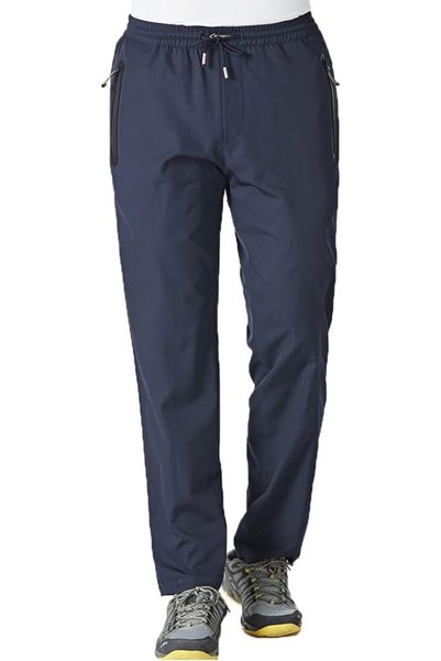 GENERAL Gopune Men's Casual Pants Lightweight Hiking Running Sweatpants Quick...