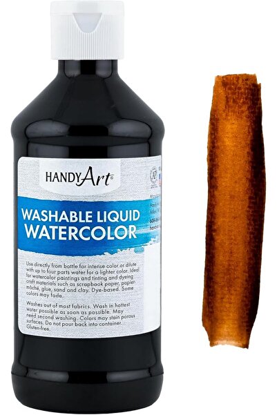 Handy Art ألوان مائية سائلة قابلة للغسل، 8 أونصة، أصفر