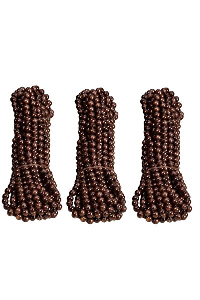 Generic سبح بني داكن طويلة 1000 خرزة (3 قطع)