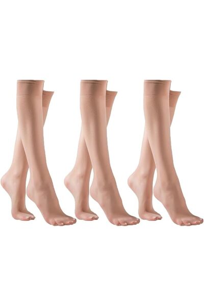 GENERAL Baratoland Women's and Girls' Transparent Knee-High Socks - Knee-Leng...