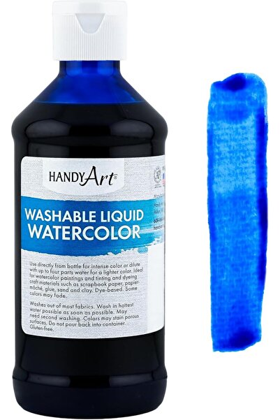 Handy Art ألوان مائية سائلة قابلة للغسل، 8 أونصة، أصفر