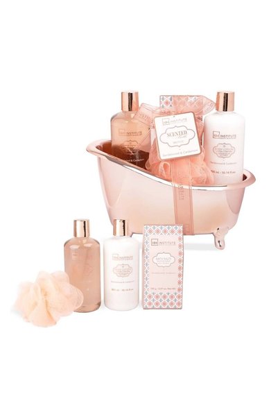 Idc Institute Scented Bath Bronze Bathtub – Σετ Μπάνιου σε Μπανιέρα 4 τεμαχίων