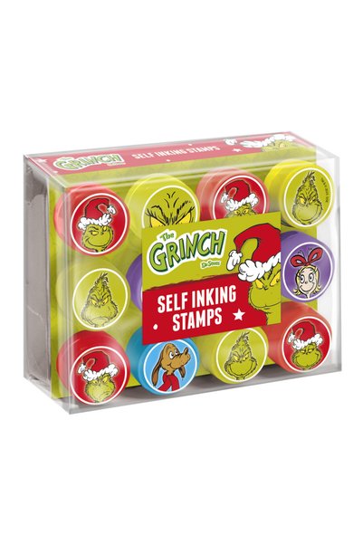 Javoli The Grinch Dr Seuss stamp set 12 pieces