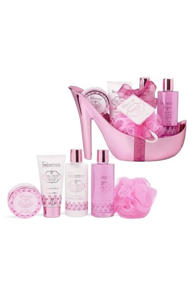 Idc Institute Scented Bath Rose Heel – Σετ Δώρου σε Γόβα 5 τεμαχίων