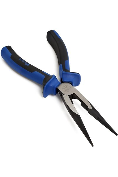 VTOOLS كماشة مستديرة طويلة بطول 8 بوصات، مصنوعة من الفولاذ الكربوني وتشطيب أس...