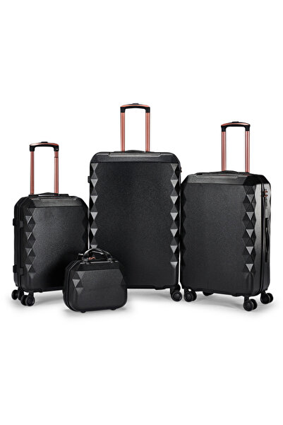 LİMRA 4 Pcs Set Valises Travel Suitcase Trolley Luggage Modern Design Luxury ...
