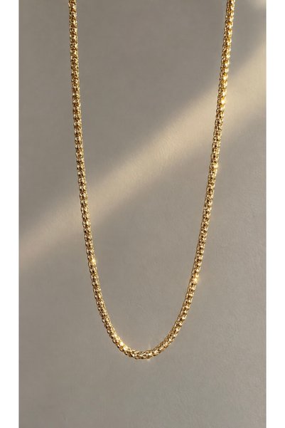 GLARE JEWELRY CO Gold Kalın Zincir 40cm