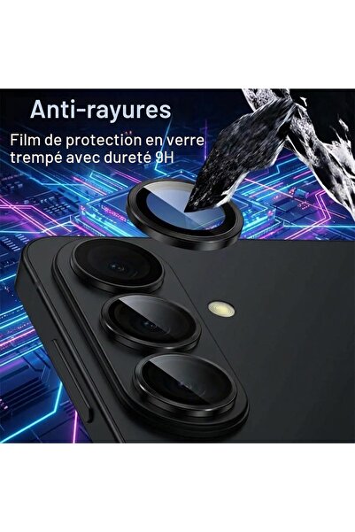 aheaks Tecno Camon 40 Pro 5g Compatible Camera Protection, 9H Single Lens Screen Protectors, Metal Ring Scratch-Resistant Hd Protector