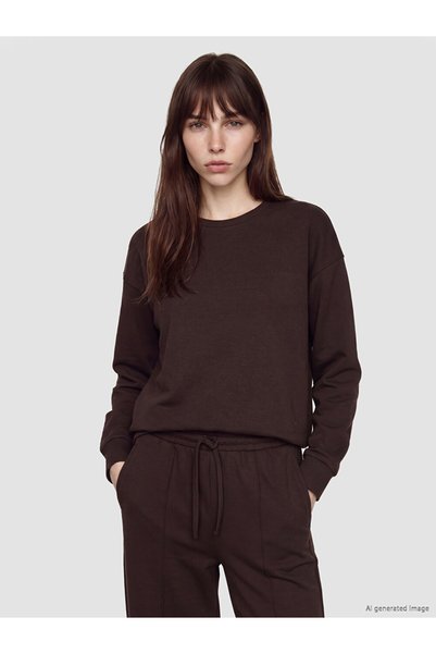 LC Waikiki Γυναικείο φούτερ Soft Tocuh Bol Dikim με λαμπερές επιλογές από το ...